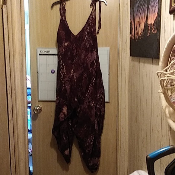 Free People Pants - 😍😘 Free People Jumpsuit uneven hem